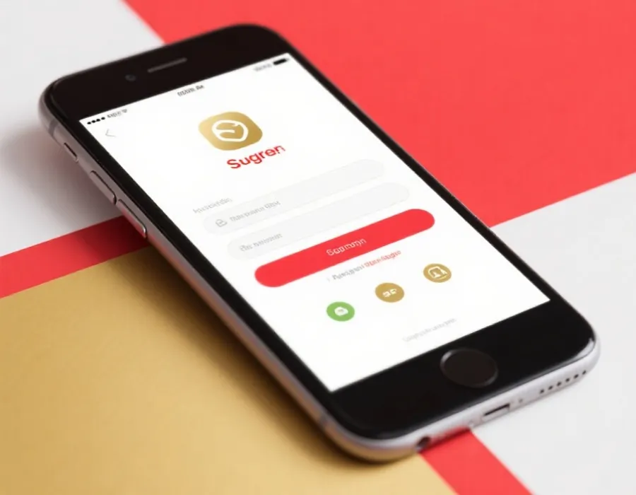 移动端注册体验示意图